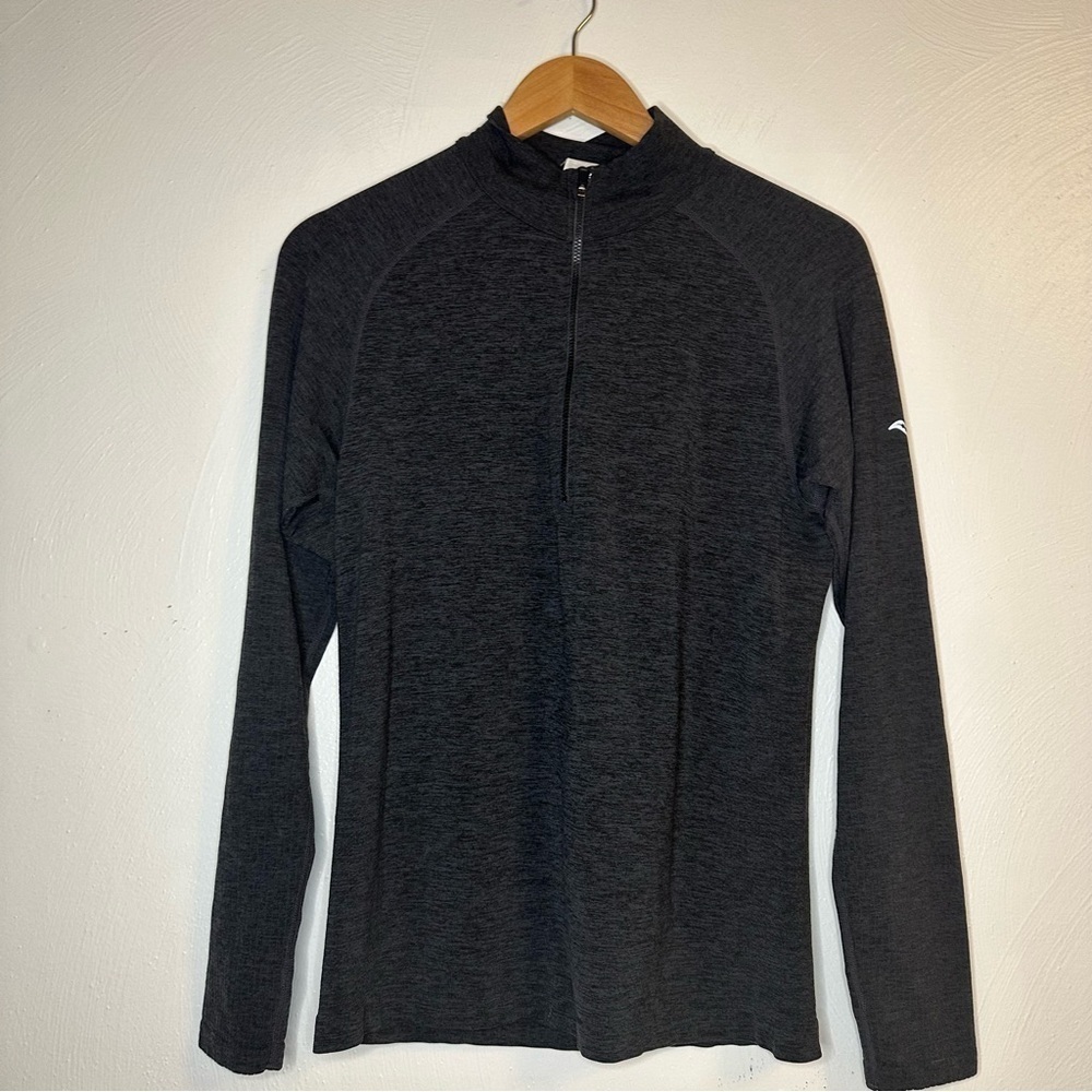 Saucony Sweater Mens S  Gray Running 1/4 Zip Pullover Long Sleeve(b2